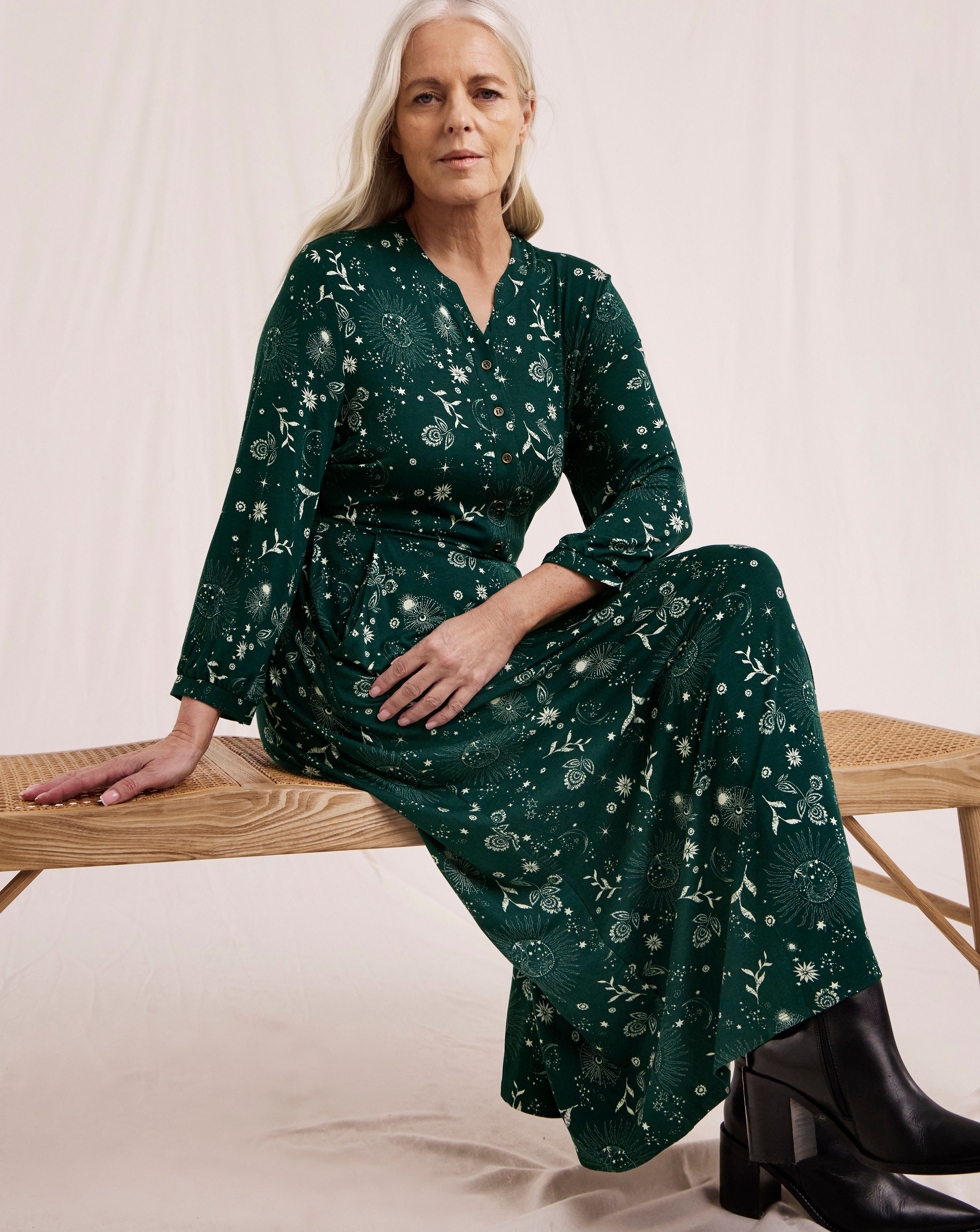 Julipa Printed Jersey Midi Dress