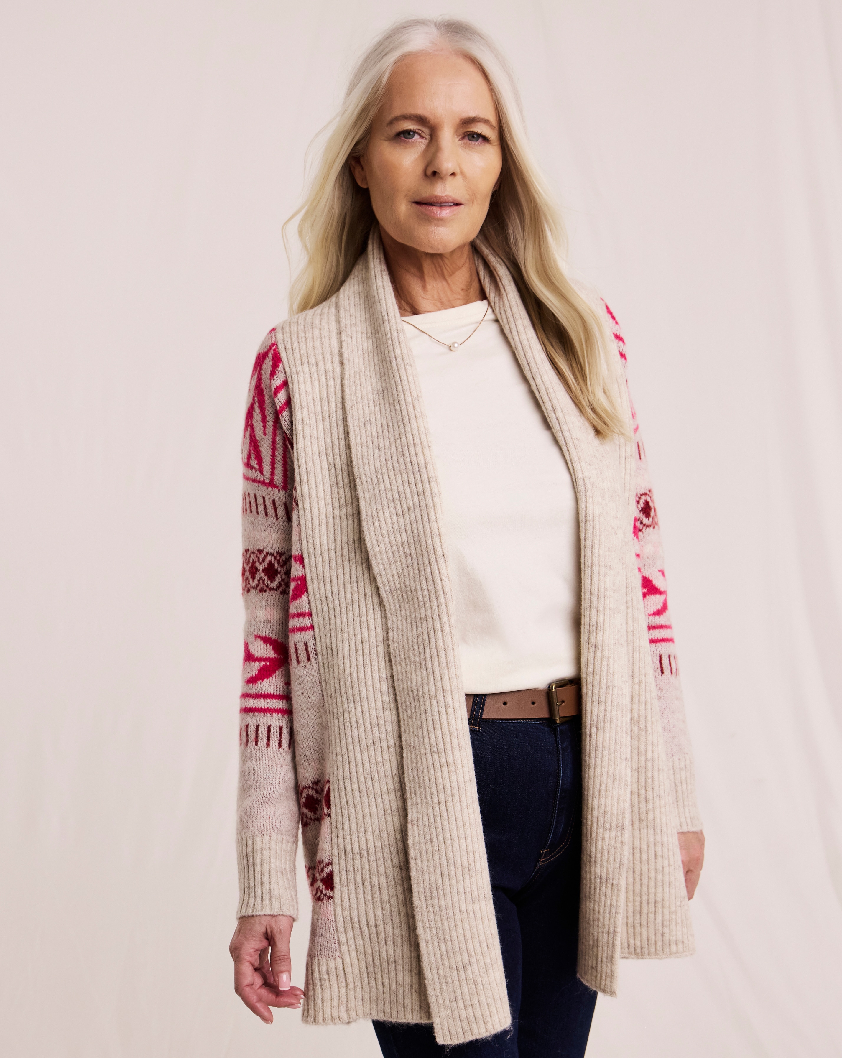 Julipa Patterned Coatigan