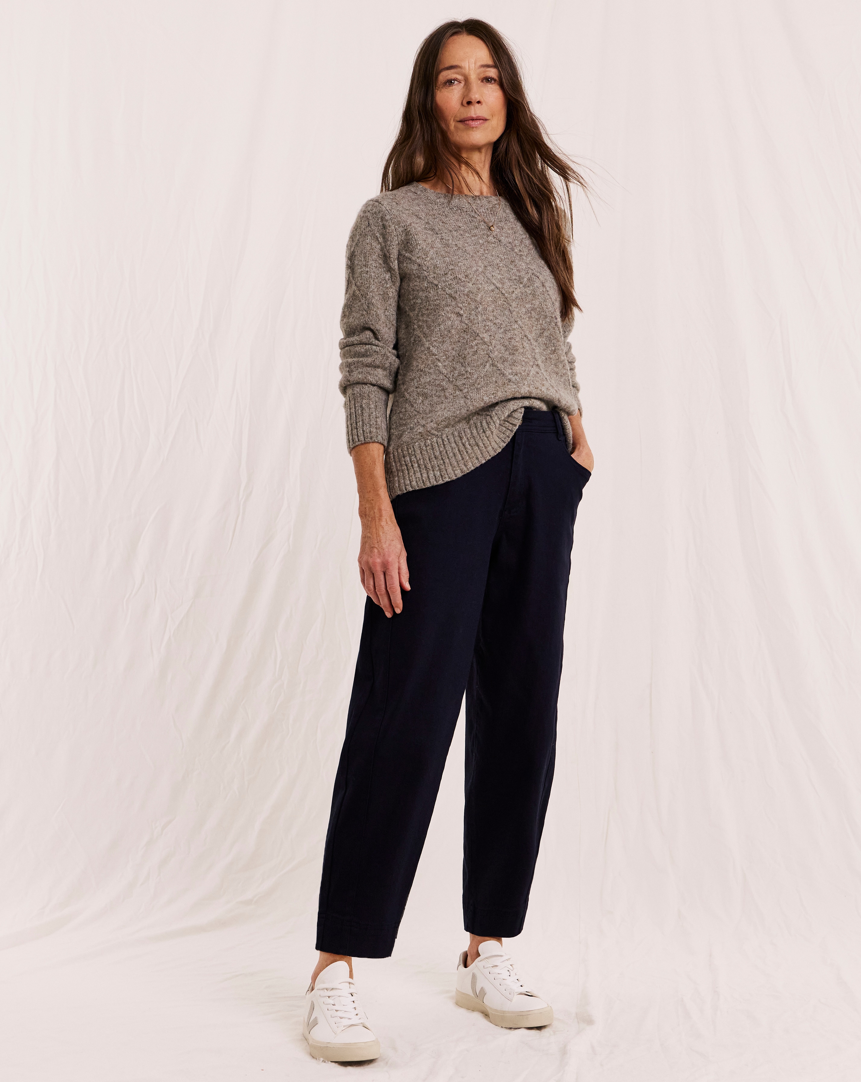 New In - Julipa Stretch Barrel Leg Trouser