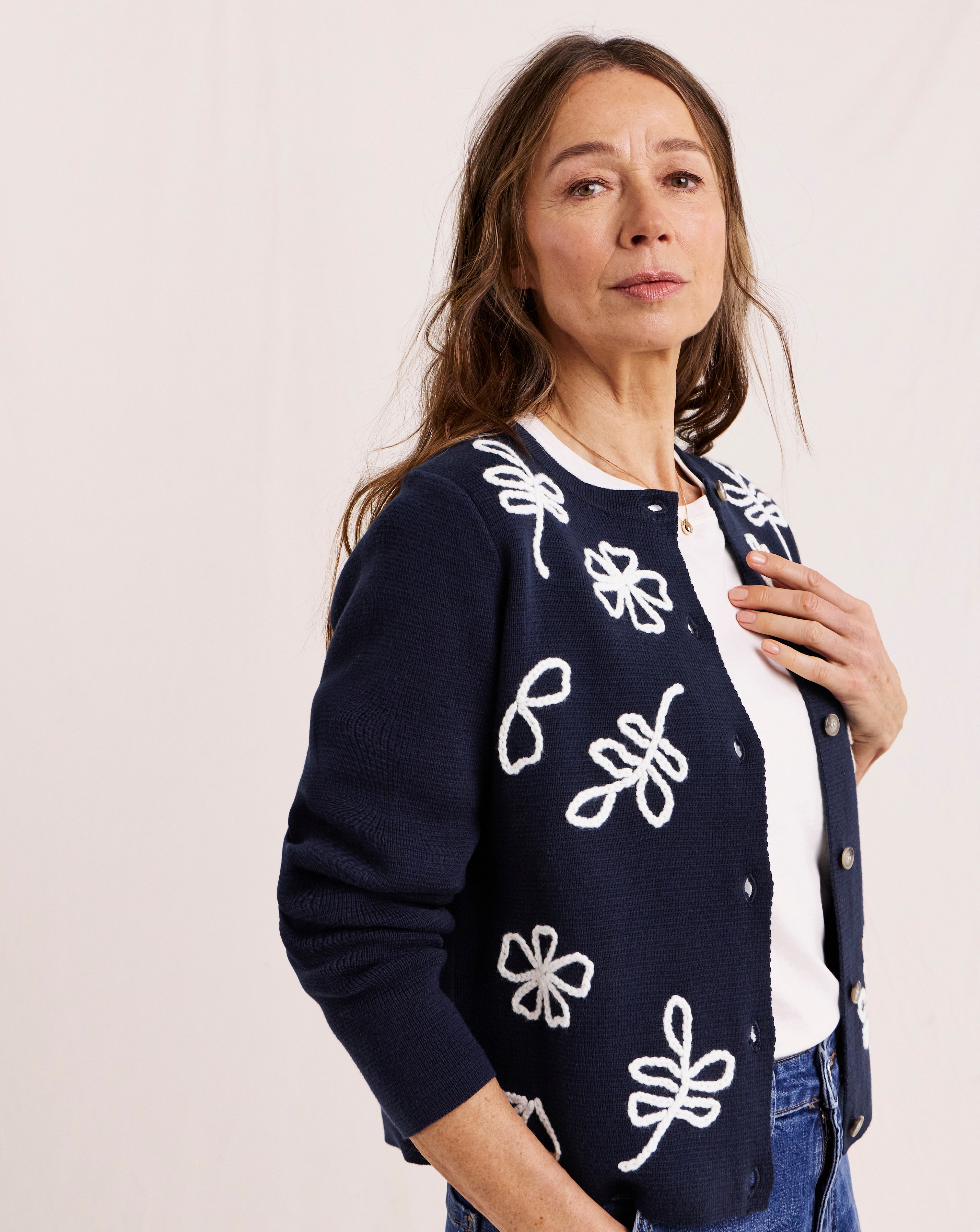 Julipa Embroidered Knitted Jacket