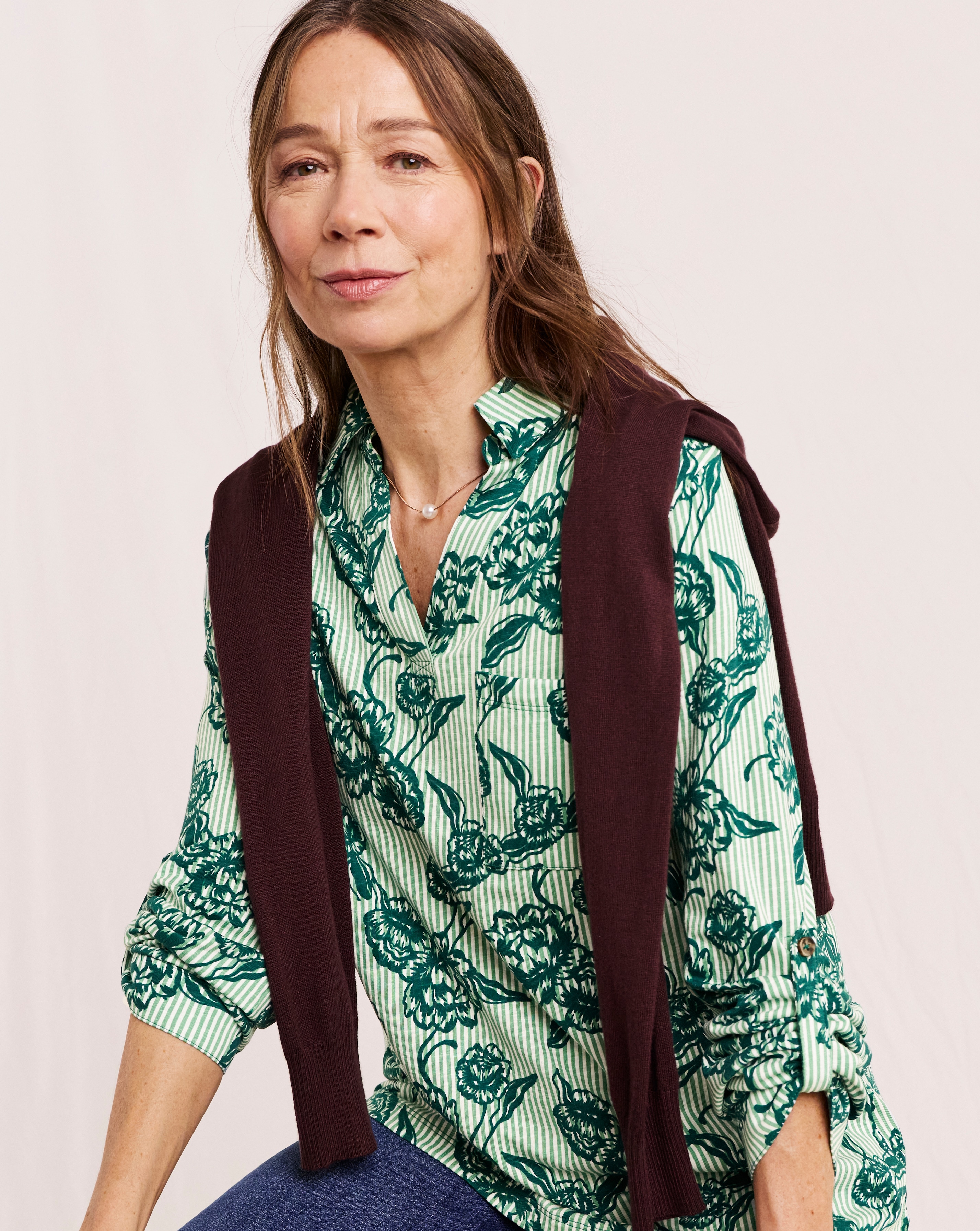 Julipa Cotton Printed Pop Over Top