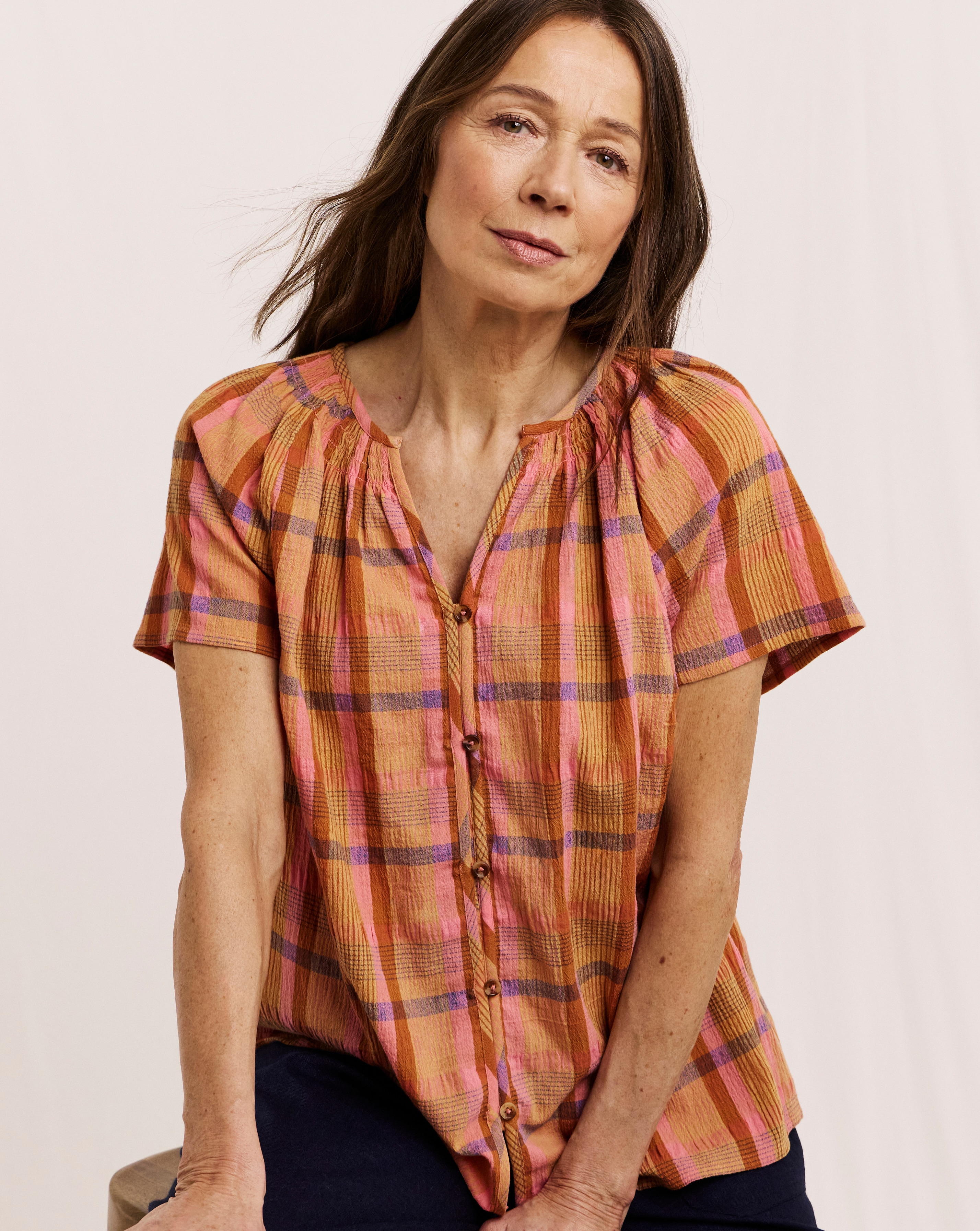 New In - Julipa Check Blouse