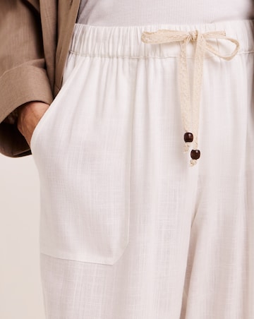 Julipa Petite Tapered Linen Trousers