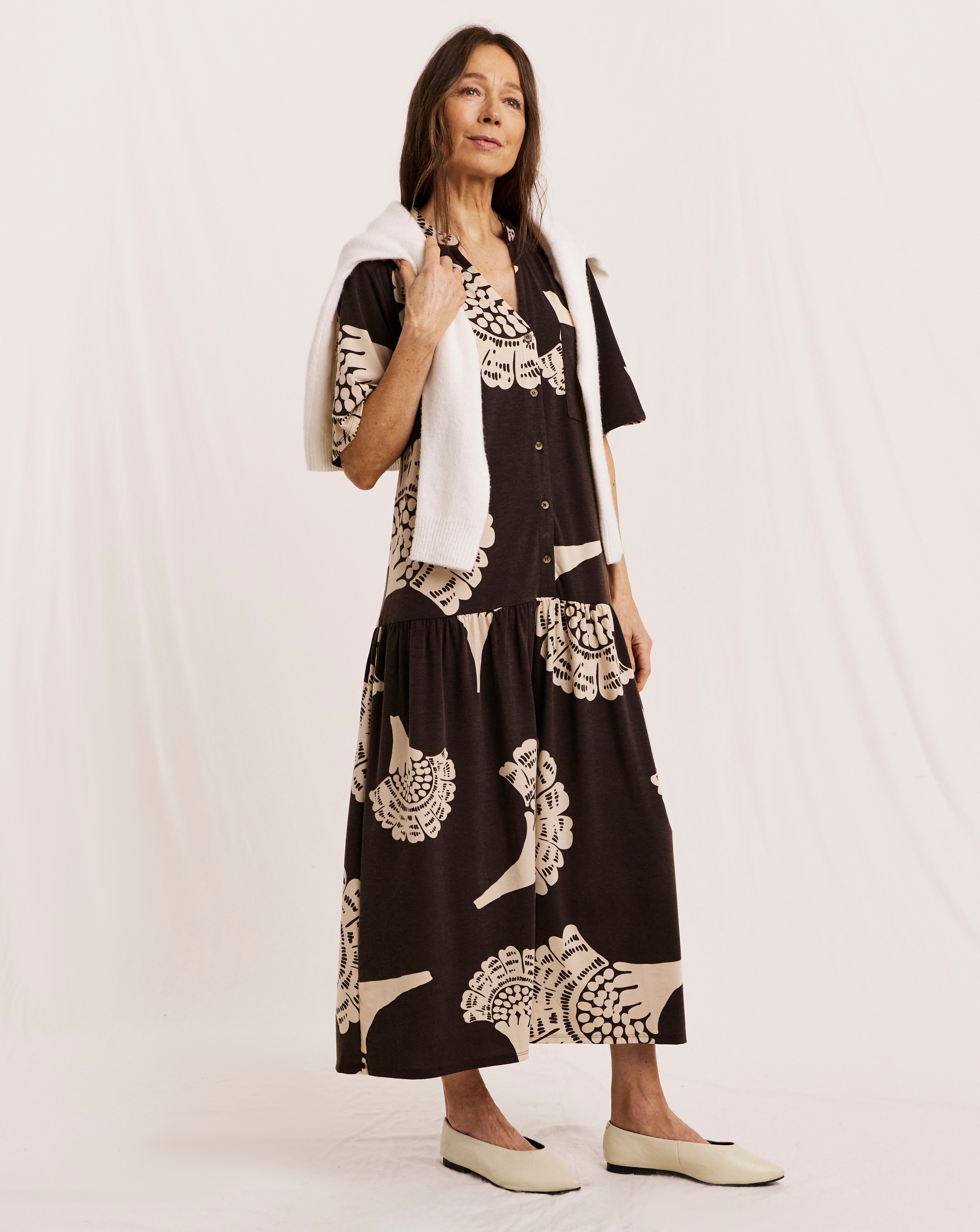 New In - Julipa Petite Button Down Midi Dress