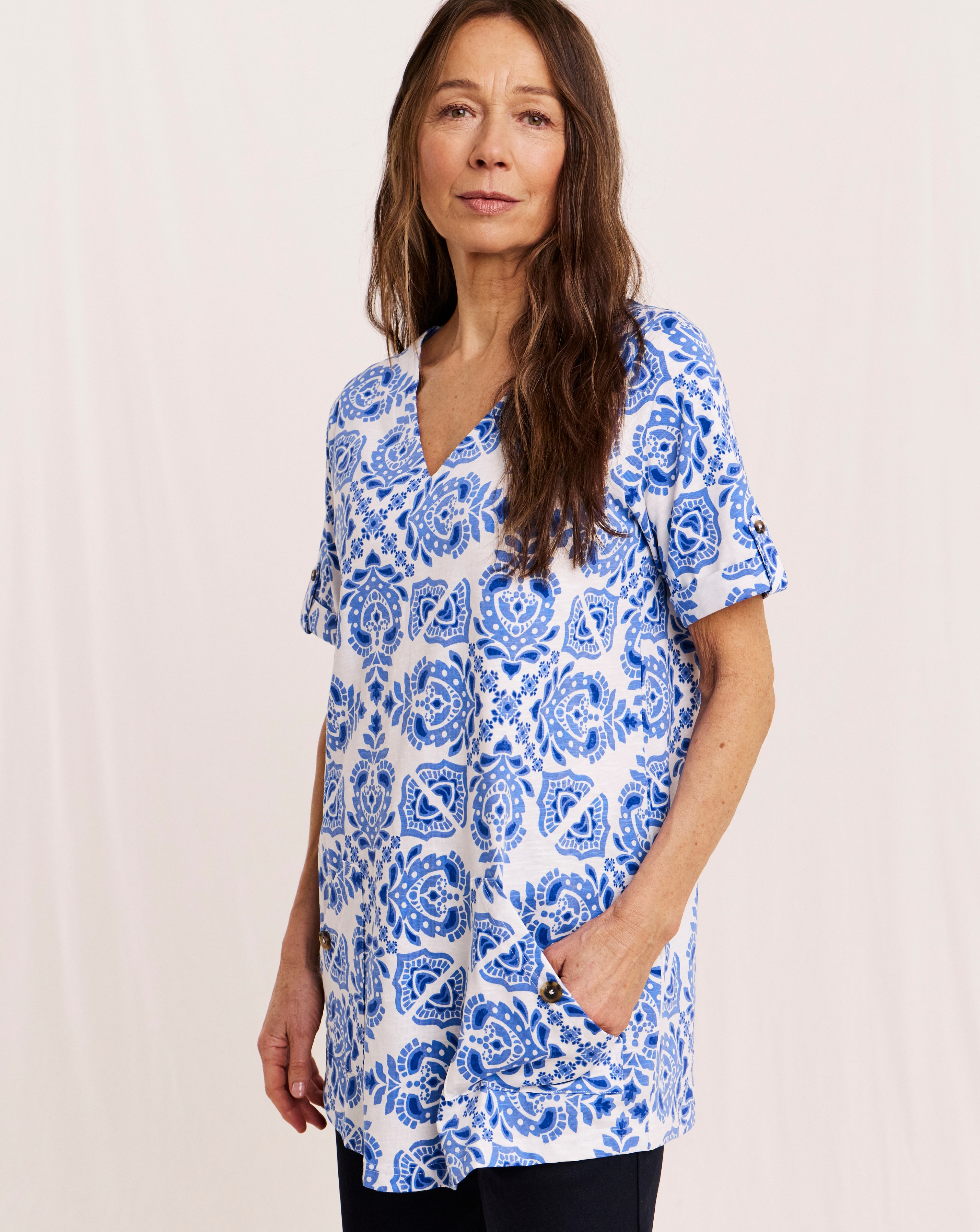 New In - Julipa Cotton Pocket Tunic
