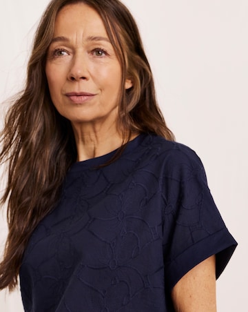 Julipa Woven Jersey Mix T-Shirt