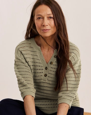 Julipa Cotton Henley Jumper