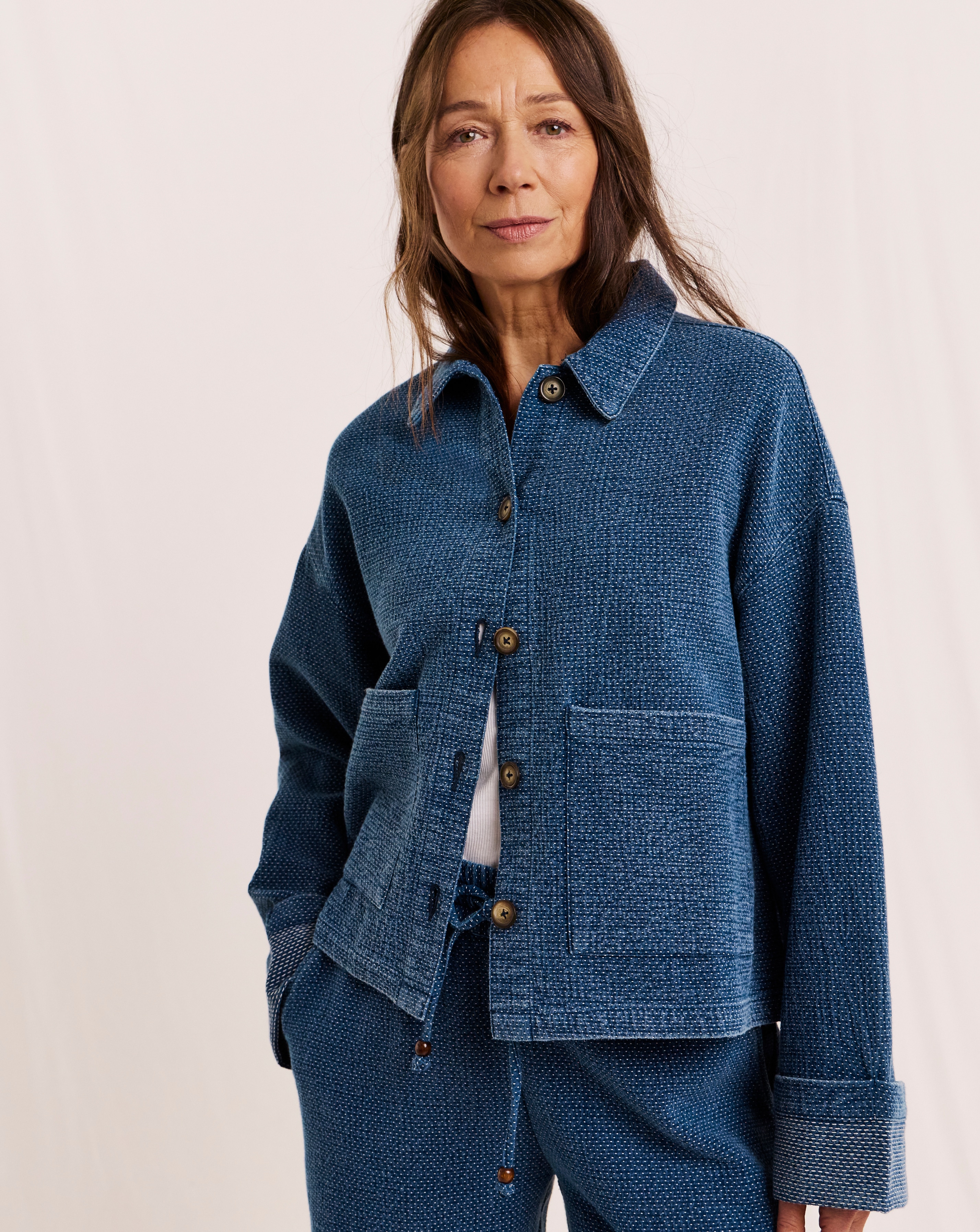 New In - Julipa Denim Stitch Detail Jacket