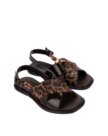 Melissa Cleo Jelly Leopard Sandals - Standard Fit
