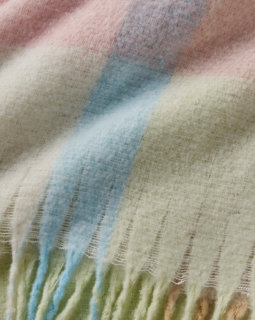 Catherine Lansfield Faux Mohair Check Throw