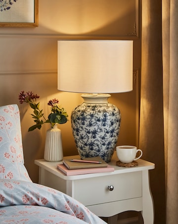 Julipa Ceramic Floral Ceramic Lamp
