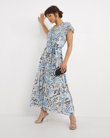 Joanna Hope Frill Wrap Maxi Dress