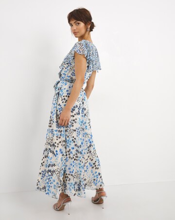 Joanna Hope Frill Wrap Maxi Dress