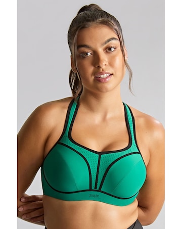 Panache Power High Impact Wired Sport Bra Green