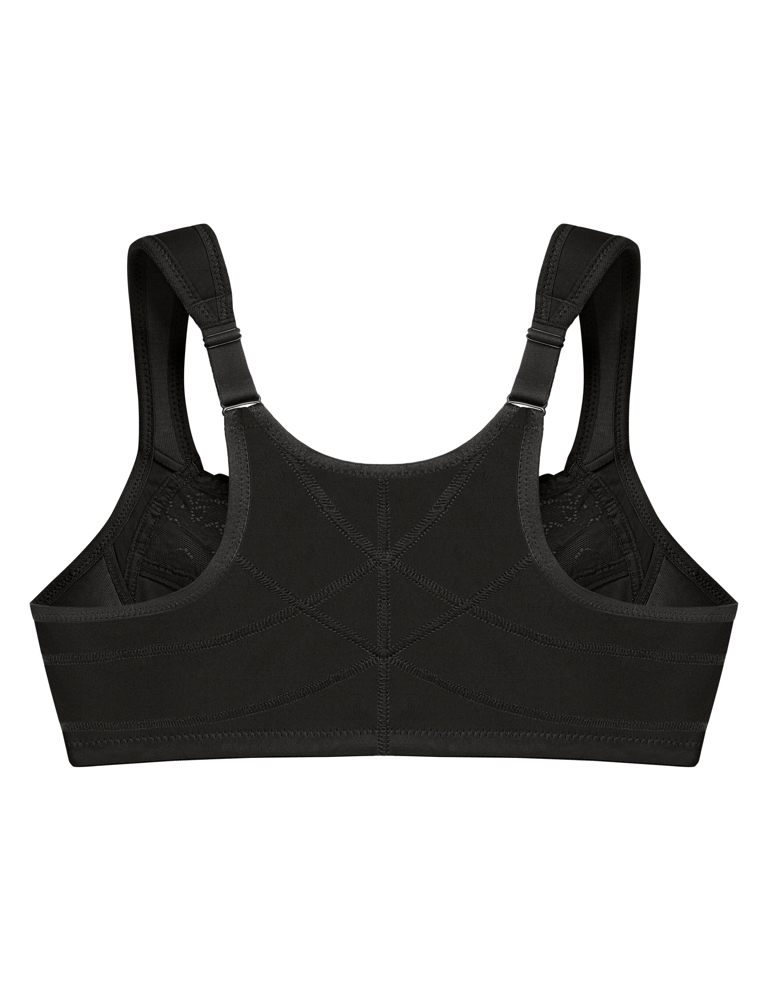 Glamorise Wonderwire Racerback Beha #1246 Dames Plunge BH - Volledig Comfort In Grote Maten (1-Pack)