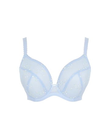 Panache Meadow Plunge Bra Dusky Blue