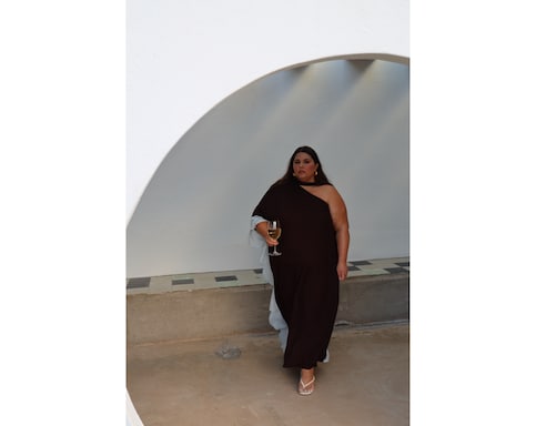 Callie Thorpe x Monsoon Dress & Scarf