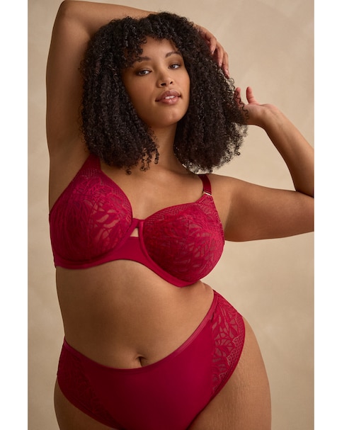 Sculptresse Sophia Full Cup Raspberry Wired Bra