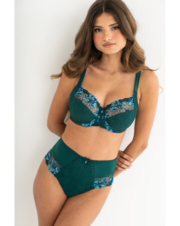 Pour Moi Sofia Lace Embroidered Deep Brief