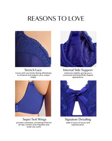 Sculptresse Entice Full Cup Indigo Wired Bra