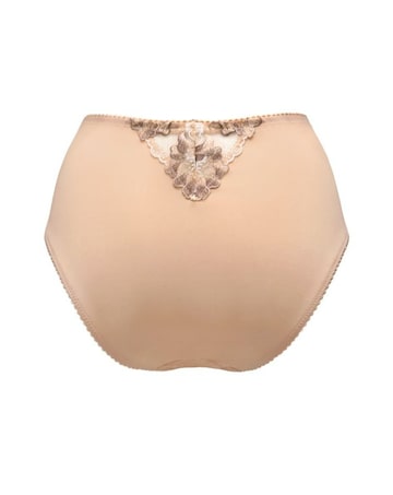 Pour Moi Sofia Lace Embroidered Deep Brief