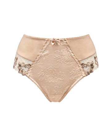 Pour Moi Sofia Lace Embroidered Deep Brief