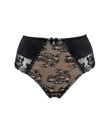Pour Moi Sofia Lace Embroidered Deep Brief