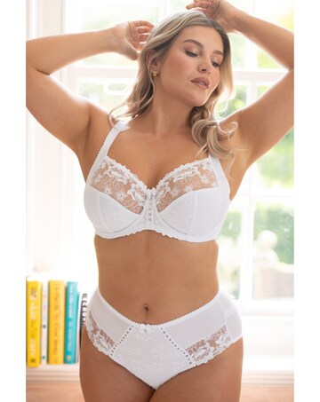 Pour Moi Sofia Lace Embroidered Side Support Bra