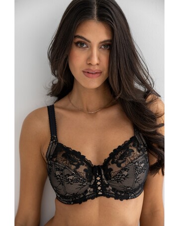 Pour Moi Sofia Lace Embroidered Side Support Bra