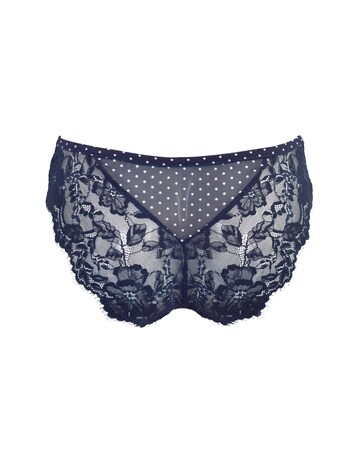 Pour Moi Bliss Printed Mesh Brazilian Brief
