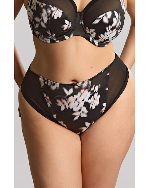 Sculptresse BlissBlack Floral  Brazilian