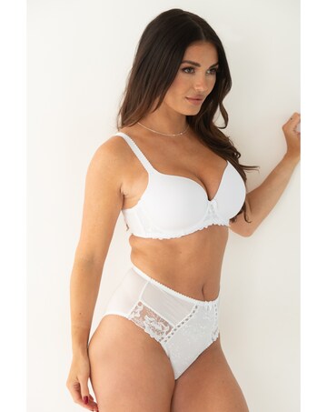 Pour Moi Sofia Lace Embroidered Deep Brief