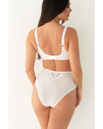 Pour Moi Sofia Lace Embroidered Deep Brief