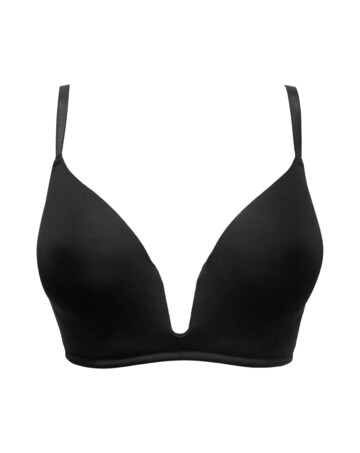Pour Moi Definitions U Wire Plunge Low Back Push-Up Bra