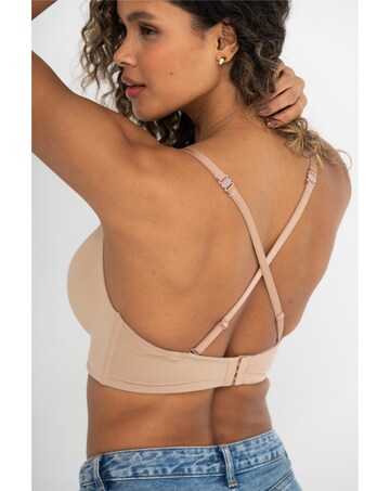 Pour Moi Definitions U Wire Plunge Low Back Push-Up Bra