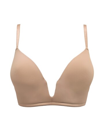 Pour Moi Definitions U Wire Plunge Low Back Push-Up Bra