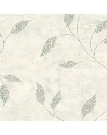 Boutique Ornamental Leaf Sage Wallpaper