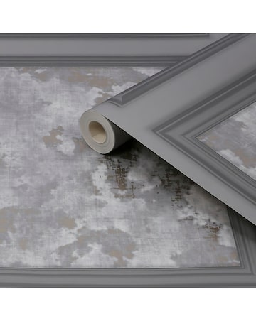 Urban Textured Panelled Wallpaper
