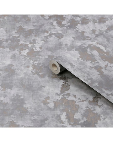Fresco Urban Texture Plain Grey Wallpaper