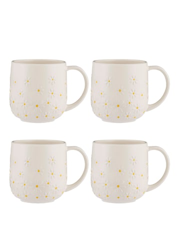 Price & Kensington Daisy Set of 4 Mugs