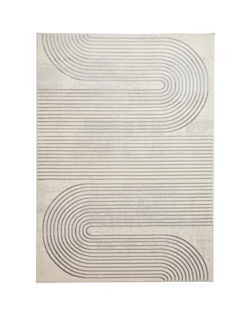 Think Rugs Apollo Modern Linear Rug - Swirl