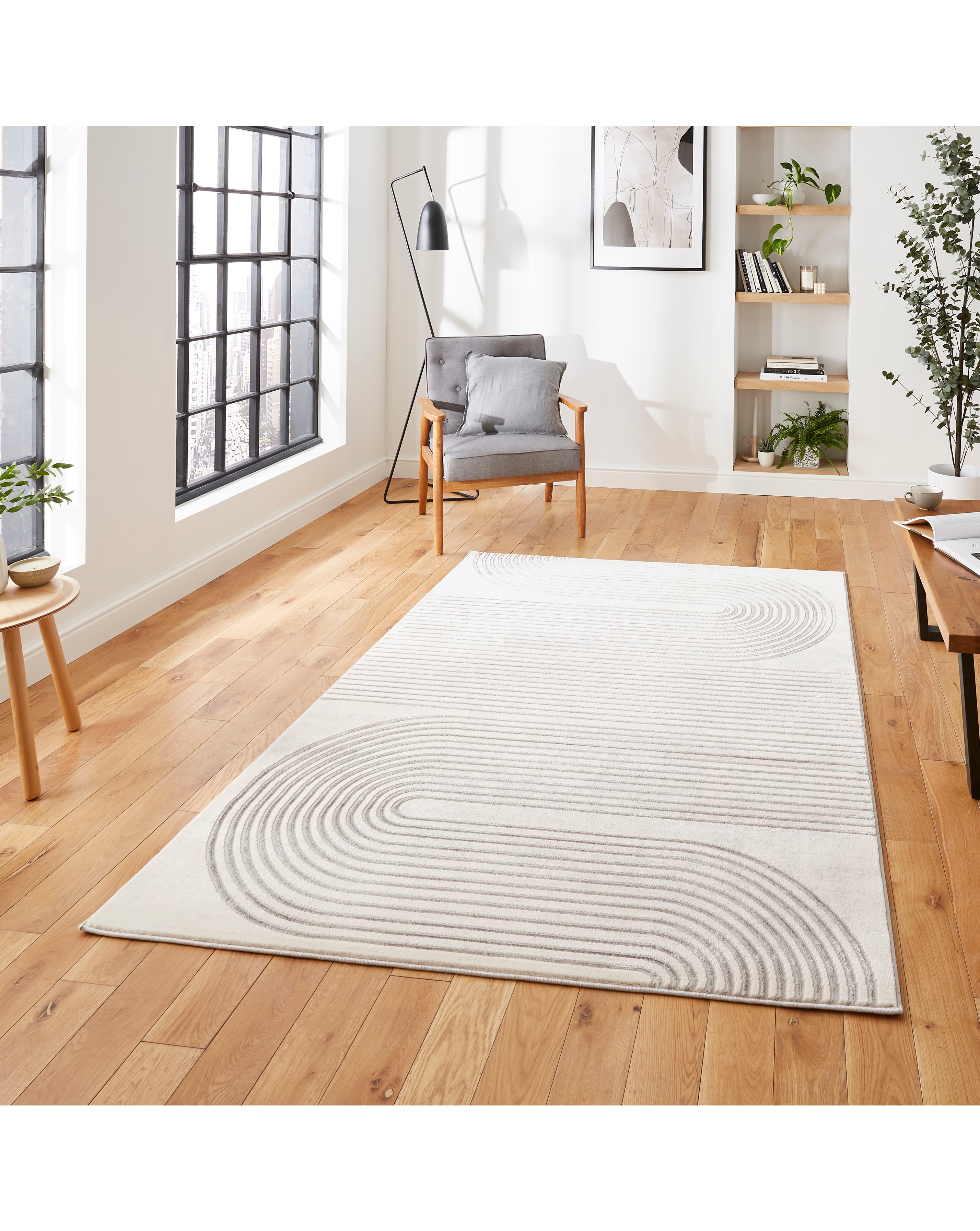 Think Rugs Apollo Modern Linear Rug