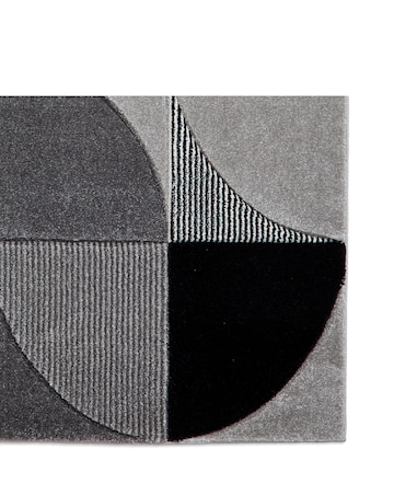 Think Rugs Matrix Modern Geometric Rug - Curves