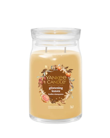 Yankee Candle Signature Large Glistening Leaves