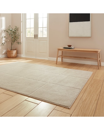 Think Rugs Elio Modern Geometric Large Squares Rug