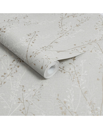 Boutique Breeze Sprig Pearl Wallpaper