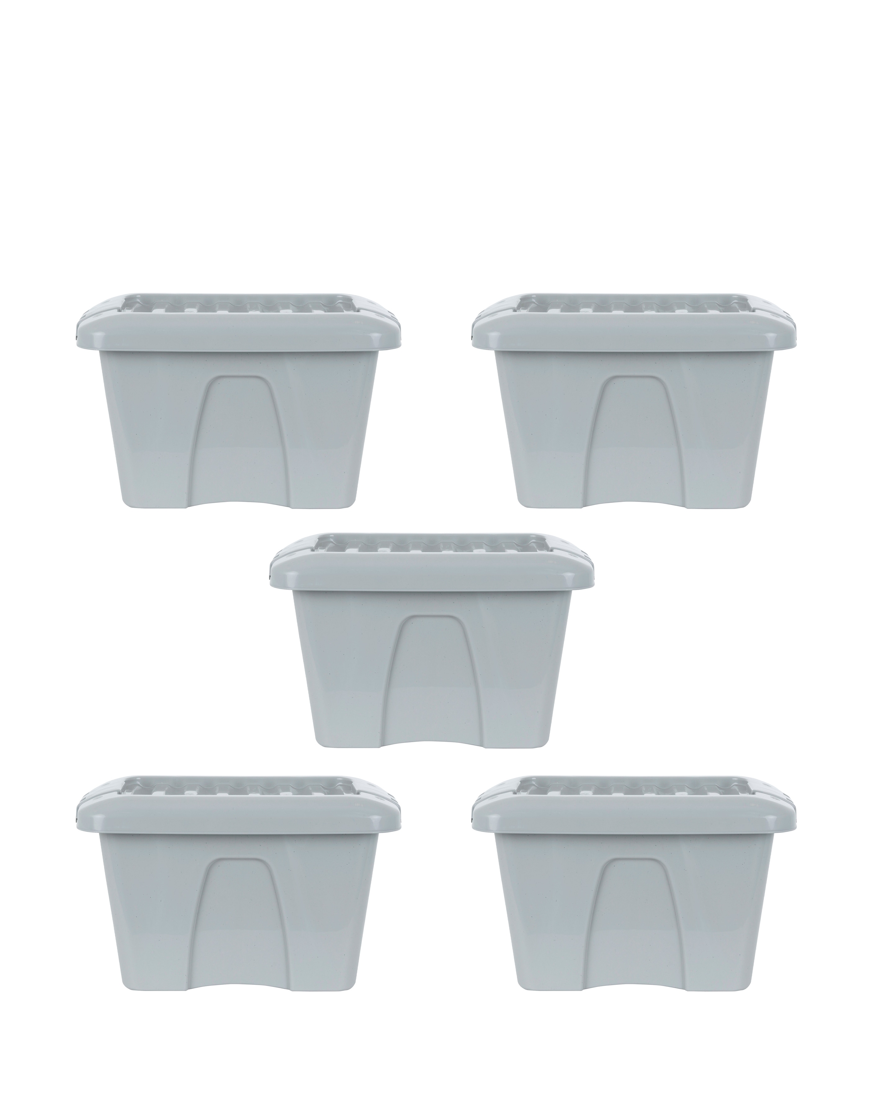 Wham Upcycled 14L Box & Lid 5Pk