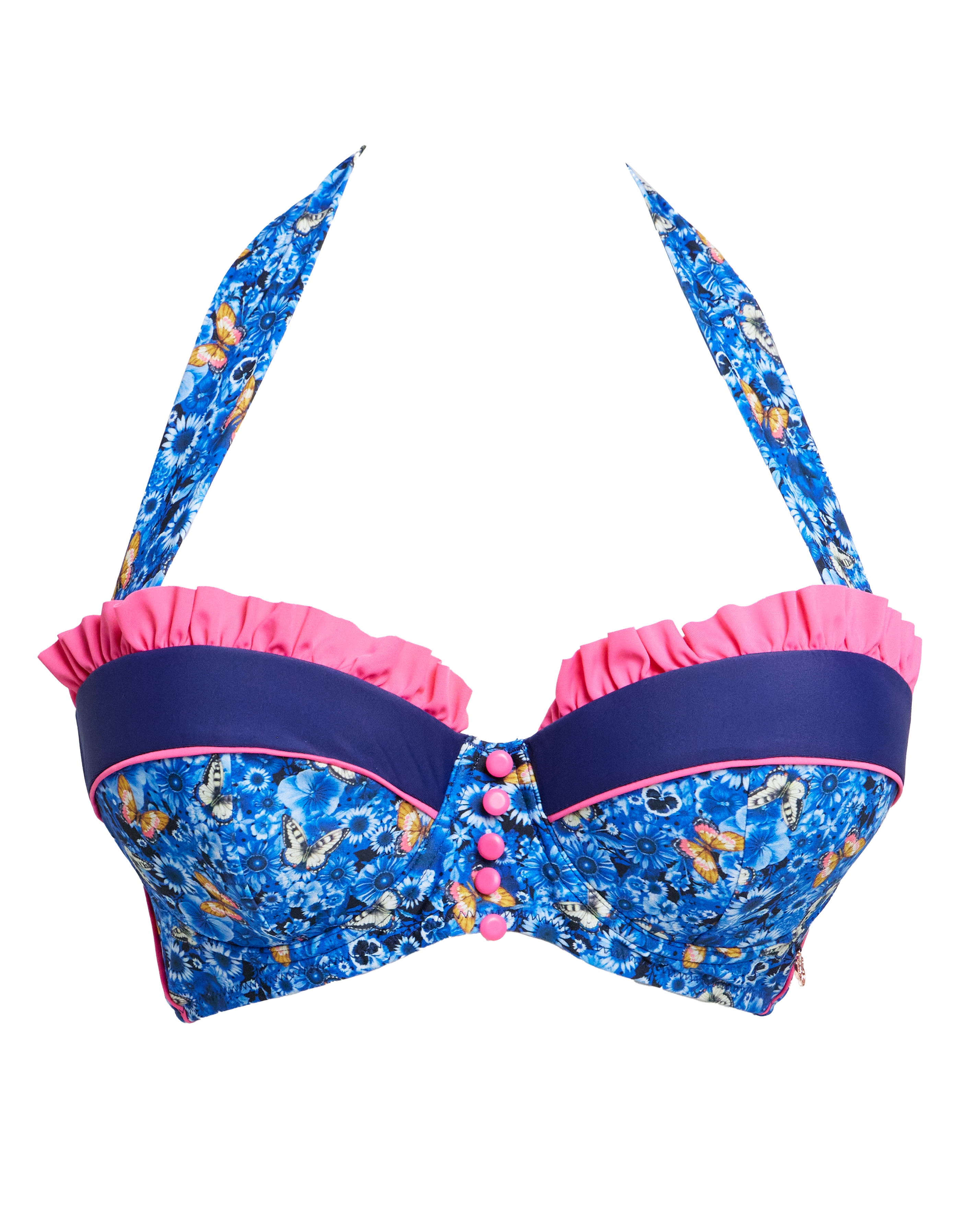 Joe Browns Butterfly Print Bikini Top