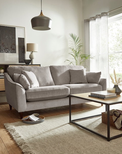 Hepburn Velvet 3 Seater Sofa