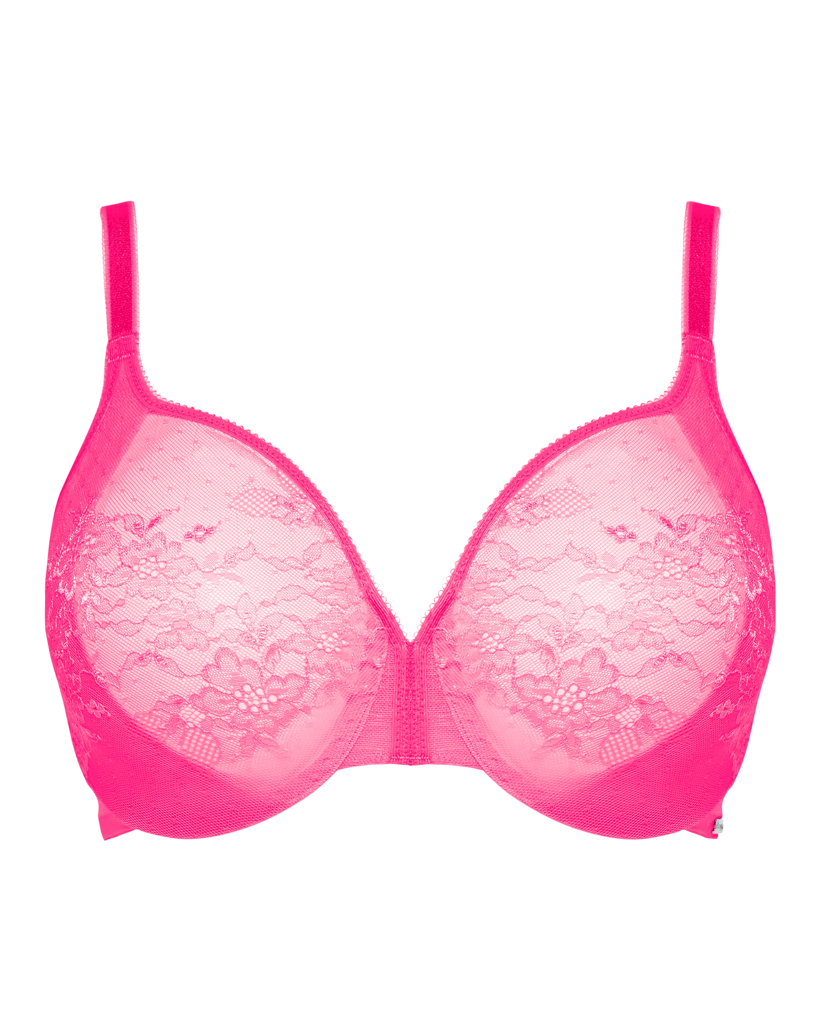 Gossard Glossies Lace Plunge Bra Pink